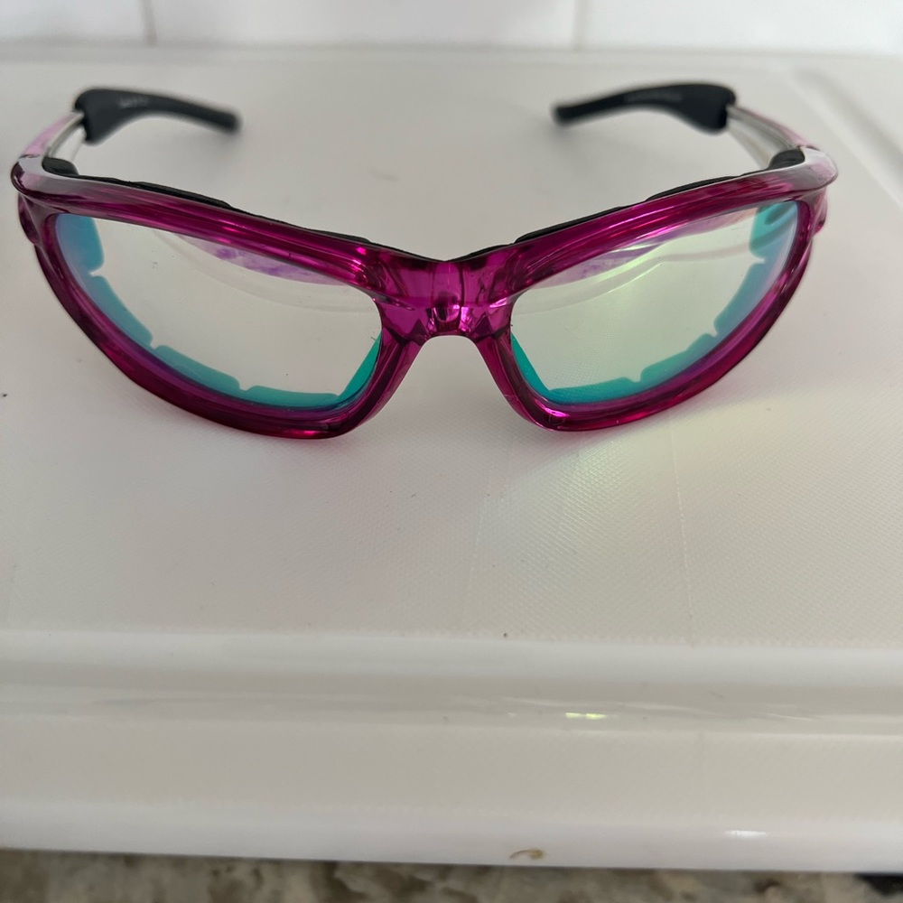 Mirrored motorcycle sunglasses